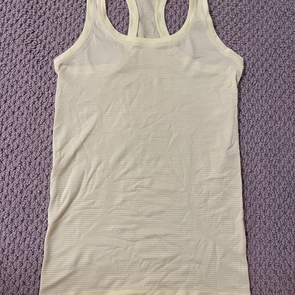 Lululemon electric lemon  racer back tank top